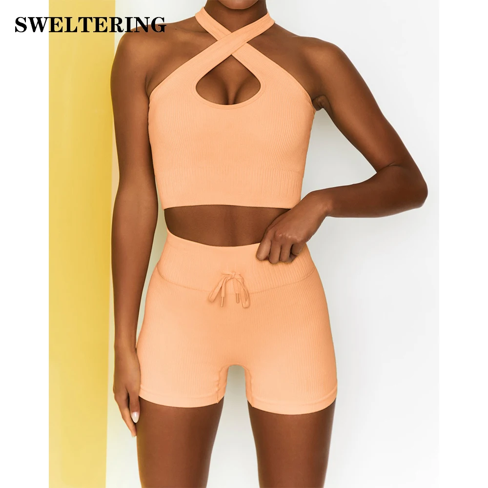 2 Pieces Of Fitness Clothing Suit Women's Cross Strap Bra Leggings Running Cycling Yoga Set Sports Tights Gym Workout Clothes
2 Pieces Of Fitness Clothing Suit Women's Cross Strap Bra Leggings Running Cycling Yoga Set Sports Tights Gym Workout Clothes