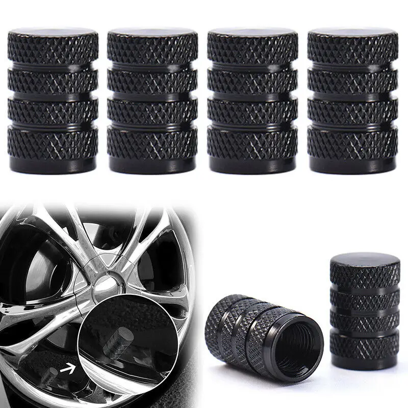 4Pcs Black Car Tire Valve Stems Cap Knurling Style Tire Valve Cap Aluminum Tire Wheel Stem Air Valve Cap for US Schrader
4Pcs Black Car Tire Valve Stems Cap Knurling Style Tire Valve Cap Aluminum Tire Wheel Stem Air Valve Cap for US Schrader