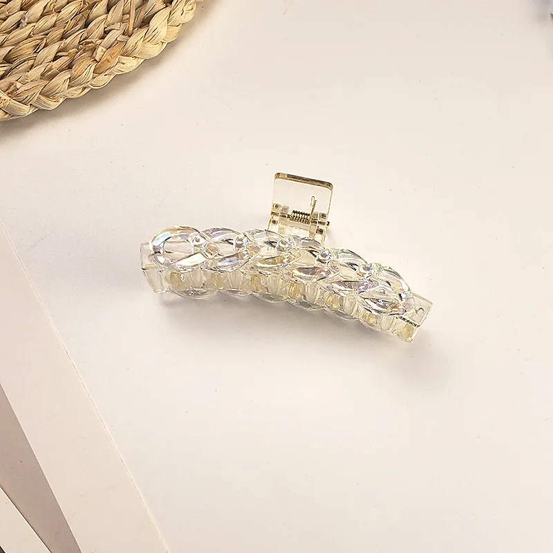 Korean large ins retro hair clip amber chain hair clip back head female clip hairpin temperament headdress hair claws clip
Korean large ins retro hair clip amber chain hair clip back head female clip hairpin temperament headdress hair claws clip