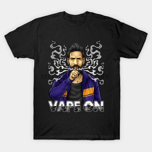Мужская футболка вейп на иллюстрации Bearded Vaper Mech Mod от anziehend для женщин и