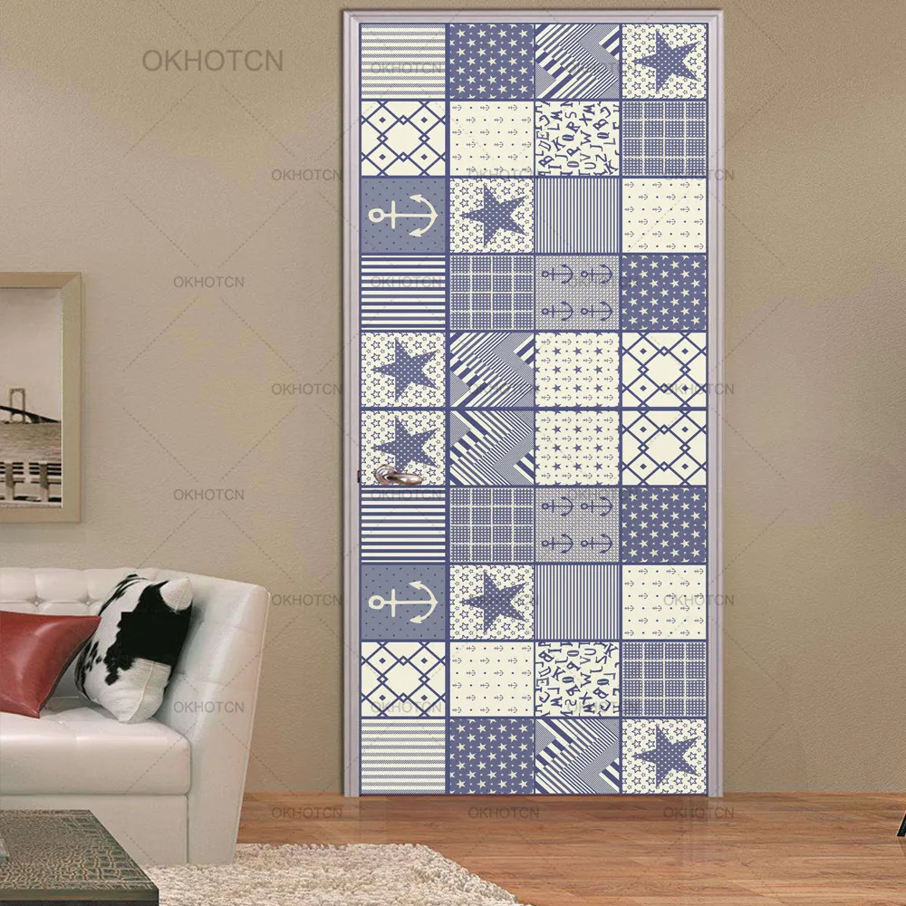 Mediterranean Style Art Creative Door Stickers Self Adhesive Wallpaper Diy Abstract Print Wall Sticker Bedroom Decoration Decal
Mediterranean Style Art Creative Door Stickers Self Adhesive Wallpaper Diy Abstract Print Wall Sticker Bedroom Decoration Decal