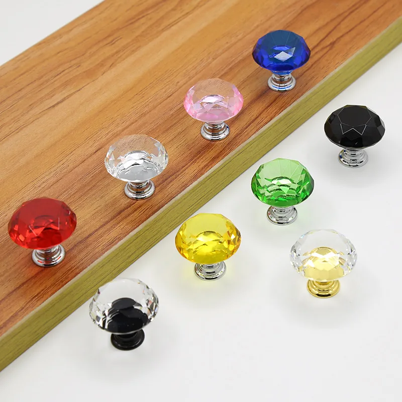 Transparent 30mm Diamond Shape Design Crystal Glass Knobs Cupboard Pulls Drawer Knobs Kitchen Cabinet Handles Furniture Handle
Transparent 30mm Diamond Shape Design Crystal Glass Knobs Cupboard Pulls Drawer Knobs Kitchen Cabinet Handles Furniture Handle