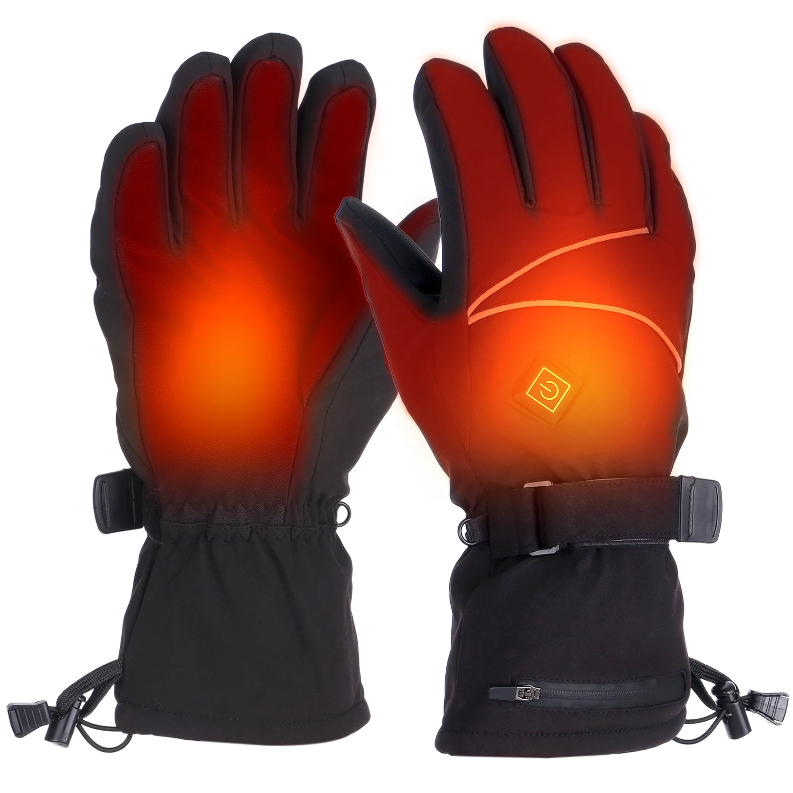

Перчатки с подогревом, зимние теплые лыжные перчатки с сенсорным экраном для мужчин и женщин, перчатки с электрическим подогревом, перчатки...