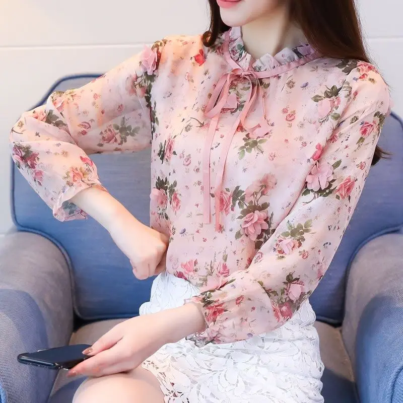 Women Blouses Print Office Lady Cotton Oversize Plus Size Tops Pink White Blue Long Sleeve 2021 Spring Korean Fashion Shirts
Women Blouses Print Office Lady Cotton Oversize Plus Size Tops Pink White Blue Long Sleeve 2021 Spring Korean Fashion Shirts