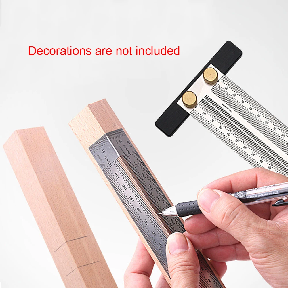 Durable Practical Carpenter Ruler Drawing Graduated Marking Wood Working Straight Line Steel Measurement With Holes Right Angle
Durable Practical Carpenter Ruler Drawing Graduated Marking Wood Working Straight Line Steel Measurement With Holes Right Angle