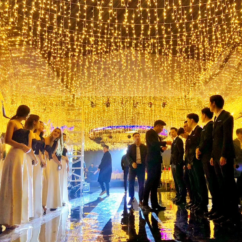 5M Christmas Lights Outdoor Waterproof Curtain Icicle Garland String Lights Droop 0.4-0.6m Decoration for Eaves Garden Lights
5M Christmas Lights Outdoor Waterproof Curtain Icicle Garland String Lights Droop 0.4-0.6m Decoration for Eaves Garden Lights