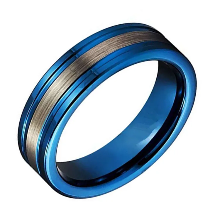 Мужское серебряное кольцо 8 мм из нержавеющей стали | Украшения и аксессуары
