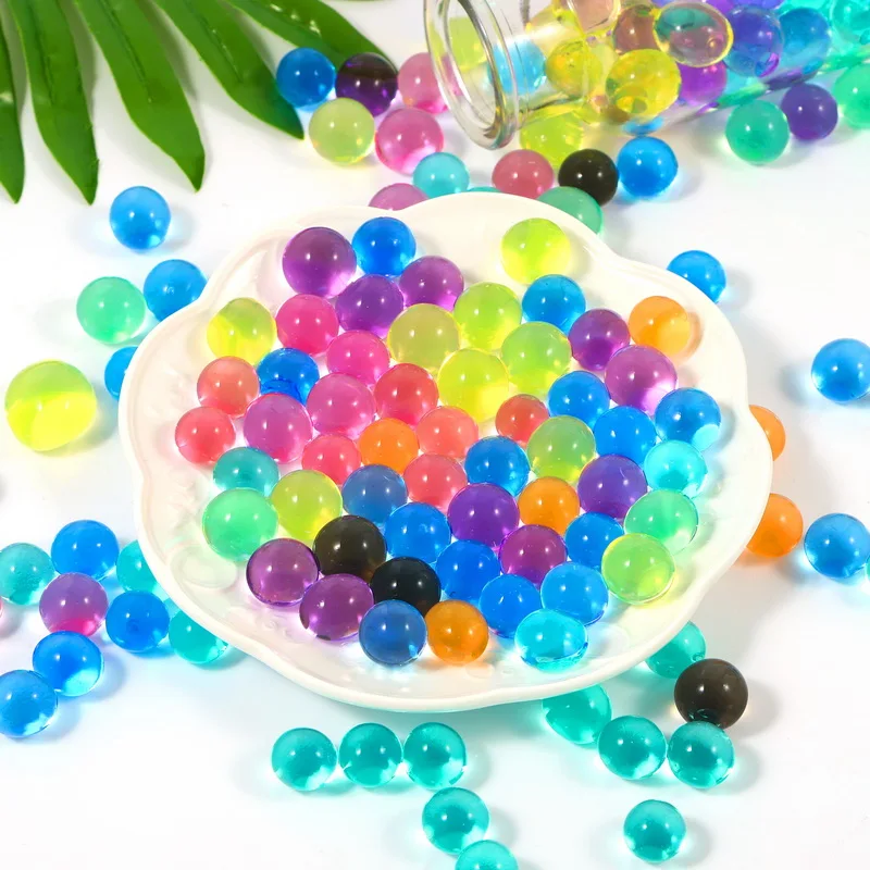 500pcs Magic Crystal Soil Mud Water Beads for Kids Toy Flowers Growing Up Hydrogel Balls Home Decor Potted Dropshipping - купить по