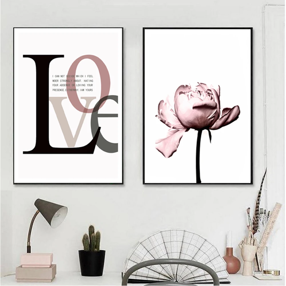 Nordic Rose Art Canvas Painting Posters And Prints Black Pink Loves Life Wall Pictures Poster For Living Room Decor Cuadros
Nordic Rose Art Canvas Painting Posters And Prints Black Pink Loves Life Wall Pictures Poster For Living Room Decor Cuadros