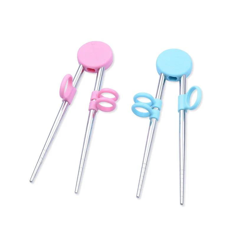 Cute Portable Kids Learning Training Chopsticks Stainless Steel Chop Sticks For Kids Child Enlightenment Pig Safe Health Baby #4
Cute Portable Kids Learning Training Chopsticks Stainless Steel Chop Sticks For Kids Child Enlightenment Pig Safe Health Baby #4