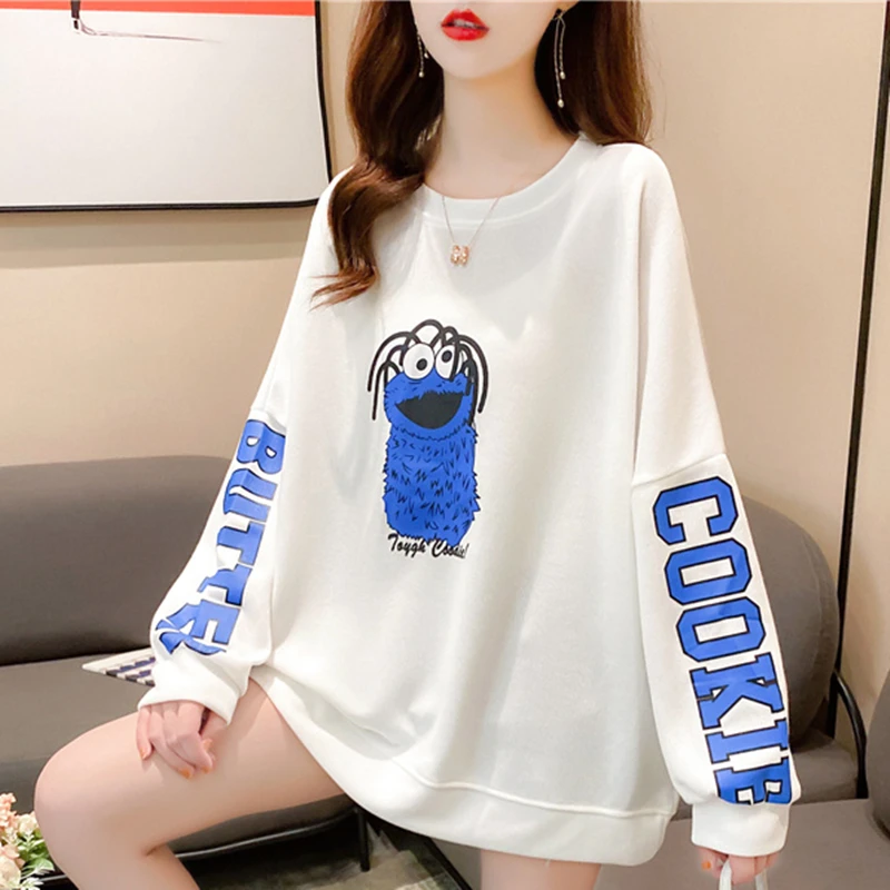 Harajuku Oversized Letter Prints Hoodies Pullover Women Long Sleeve O-Neck Cartoon Plus Sweatshirts baggy Streetwear 2020 Autumn
Harajuku Oversized Letter Prints Hoodies Pullover Women Long Sleeve O-Neck Cartoon Plus Sweatshirts baggy Streetwear 2020 Autumn