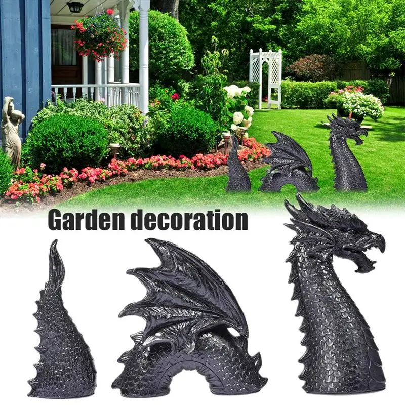

Home Decoration Accessories Dragon Gothic Garden Decor Statue The Dragon Of Falkenberg-castle Moat Lawn Скандинавский Декор