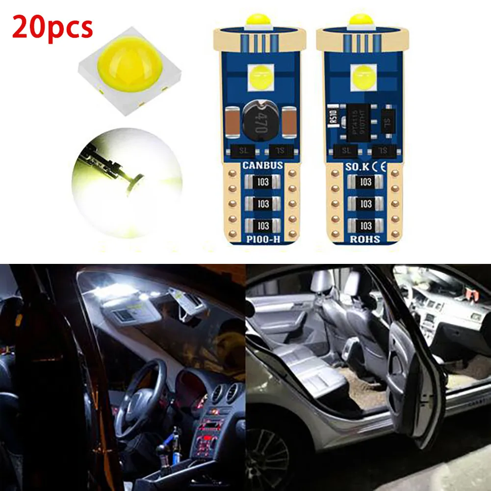 Super Bright T10 LED Bulbs White 6000K 3030 LED DC 12V Dome Interior Interior Lighting
Super Bright T10 LED Bulbs White 6000K 3030 LED DC 12V Dome Interior Interior Lighting
