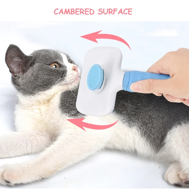 Pet Hair Comb for Cat Dog Hair Remover Double-sided Easy Deshedding Brush for Cat Grooming Tool for Long Small Hair Dog Cat
Pet Hair Comb for Cat Dog Hair Remover Double-sided Easy Deshedding Brush for Cat Grooming Tool for Long Small Hair Dog Cat