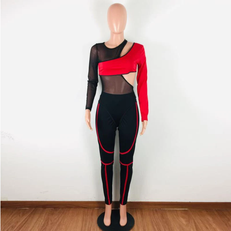 Color Block Spliced Two Piece Set Women Mesh See Through Long Sleeve Bodysuit+Stripe Skinny Legging Sweatsuit Casual Club Outfit
Color Block Spliced Two Piece Set Women Mesh See Through Long Sleeve Bodysuit+Stripe Skinny Legging Sweatsuit Casual Club Outfit
