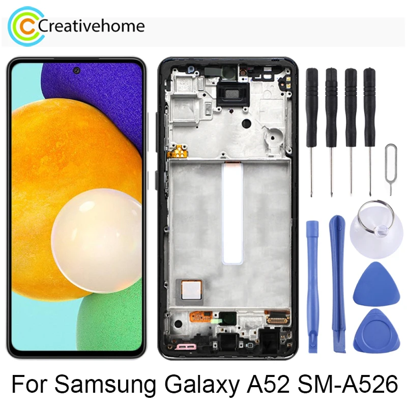 Оригинальный ЖК-экран и дигитайзер в сборе с рамкой для Samsung Galaxy A52 SM-A526 (версия 5G)
Оригинальный ЖК-экран и дигитайзер в сборе с рамкой для Samsung Galaxy A52 SM-A526 (версия 5G)