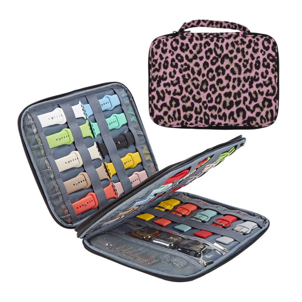 Double Layer Watch Strap Organizer Watchband Holder Storage Bags Holder Pouch Carrying Case for Apple Accessories
Double Layer Watch Strap Organizer Watchband Holder Storage Bags Holder Pouch Carrying Case for Apple Accessories