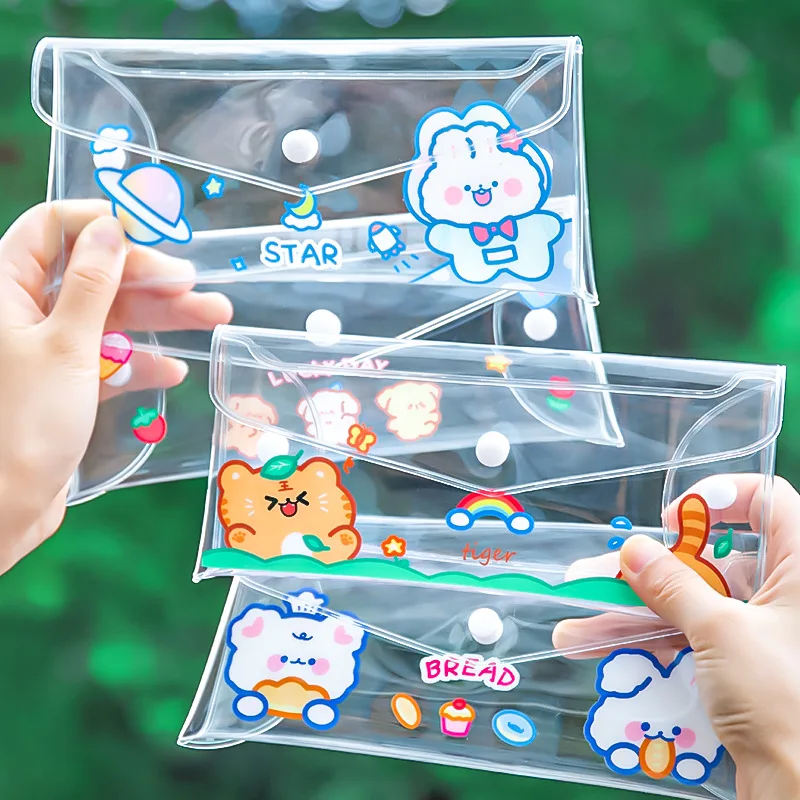 Cartoon Transparent Pencil Case Simple Ins Girl Stationery Storage Bag Student Desktop Large Capacity Waterproof Pencil Case
Cartoon Transparent Pencil Case Simple Ins Girl Stationery Storage Bag Student Desktop Large Capacity Waterproof Pencil Case