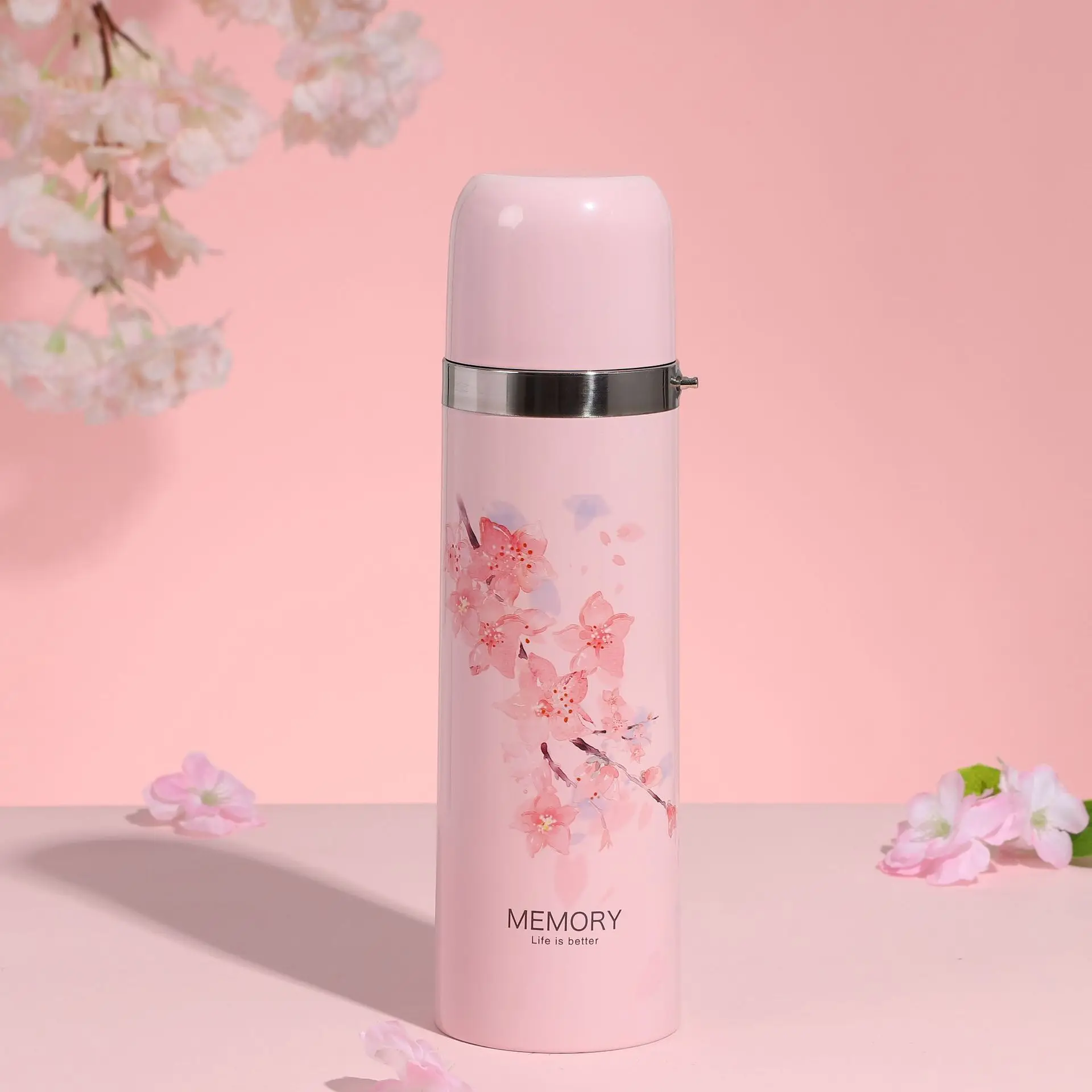 Girl Cherry Blossoms Thermos Bottle Thermos for Tea Coffee Vacuum Stainless Flask Lovers Festival Gift Leakproof Portable Bottle
Girl Cherry Blossoms Thermos Bottle Thermos for Tea Coffee Vacuum Stainless Flask Lovers Festival Gift Leakproof Portable Bottle