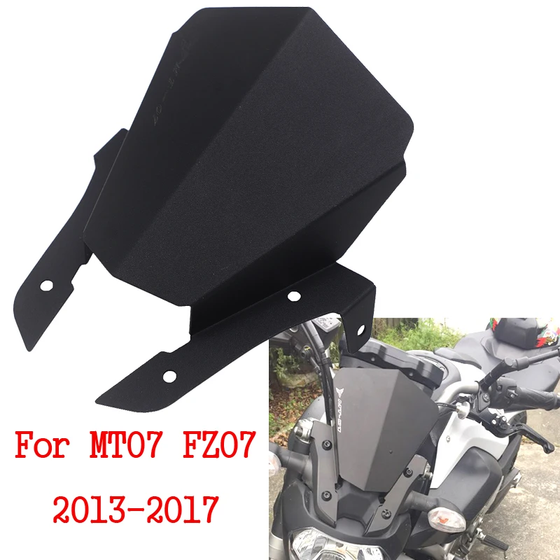 For Yamaha MT07 MT-07 MT 07 FZ07 FZ-07 FZ 07 2013 2014 2015 2016 2017 Motorcycle CNC Motorbike Windshield Windscreen Cover
For Yamaha MT07 MT-07 MT 07 FZ07 FZ-07 FZ 07 2013 2014 2015 2016 2017 Motorcycle CNC Motorbike Windshield Windscreen Cover