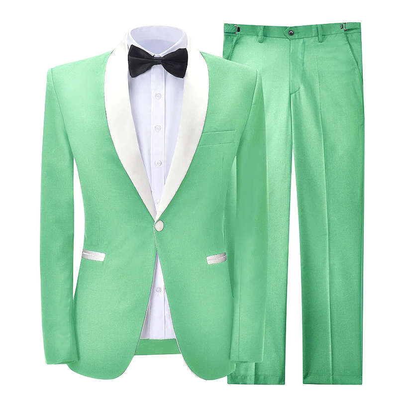 Solid Single Button Business Suit Fashion Slim Fit Tuxedo Prom Evening Party Men Wedding Suits (Jacket+Pants) Costume 17 Colors
Solid Single Button Business Suit Fashion Slim Fit Tuxedo Prom Evening Party Men Wedding Suits (Jacket+Pants) Costume 17 Colors