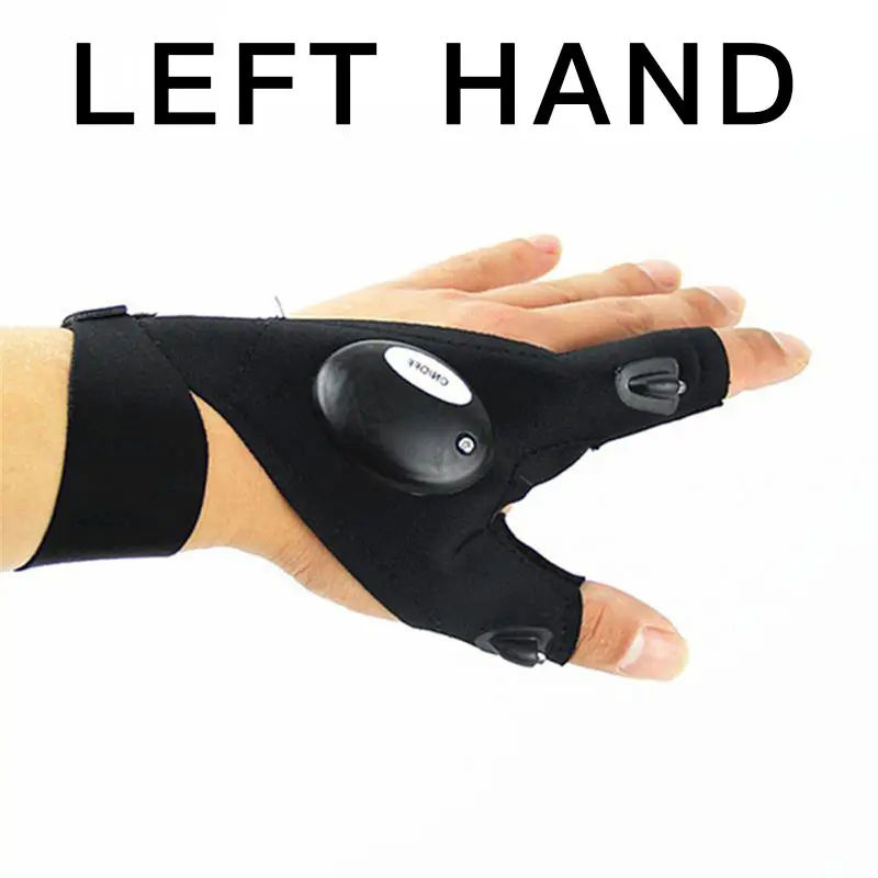 Outdoor Fishing Led Flashlight Glowing Fishing Gloves Breathable Waterproof Lighting Gloves For Night Fishing Camping Repairs 
Outdoor Fishing Led Flashlight Glowing Fishing Gloves Breathable Waterproof Lighting Gloves For Night Fishing Camping Repairs