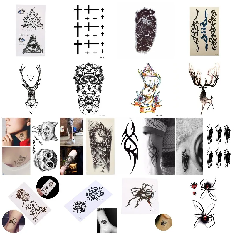Водостойкая Временная тату-наклейка, животное, Сова, паук, жираф, тату флэш-тату для ног, рук, шеи, искусственные татуировки для мужчин и женщ...
Водостойкая Временная тату-наклейка, животное, Сова, паук, жираф, тату флэш-тату для ног, рук, шеи, искусственные татуировки для мужчин и женщ...