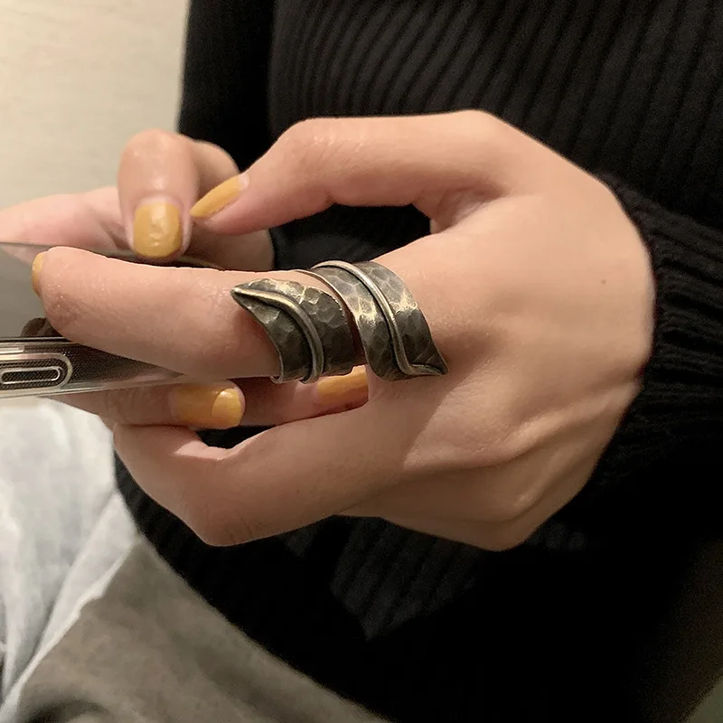 HKMMH 925 Sterling Silver Tin Foil Design Wide Ring Female Simple Fashion Thin Exquisite Handmade Jewelry Accessories Gift
HKMMH 925 Sterling Silver Tin Foil Design Wide Ring Female Simple Fashion Thin Exquisite Handmade Jewelry Accessories Gift