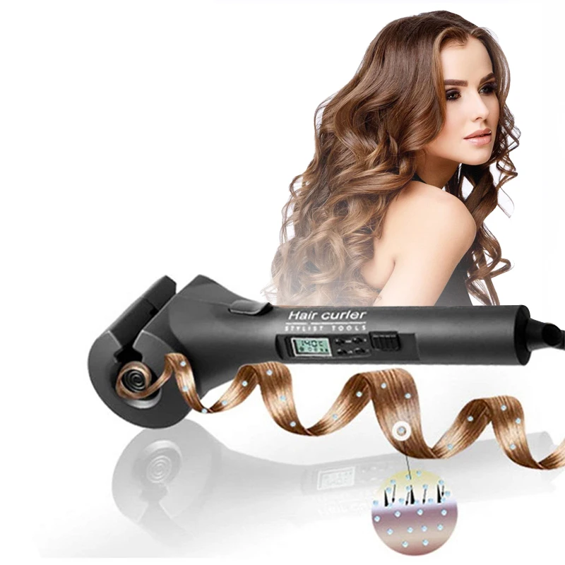 Automatic Hair Curler LCD Screen Magic Curling Iron Portable Travel Ceramic Hot Heating Anti-perm Curl Styler Hair Styling Tools
Automatic Hair Curler LCD Screen Magic Curling Iron Portable Travel Ceramic Hot Heating Anti-perm Curl Styler Hair Styling Tools