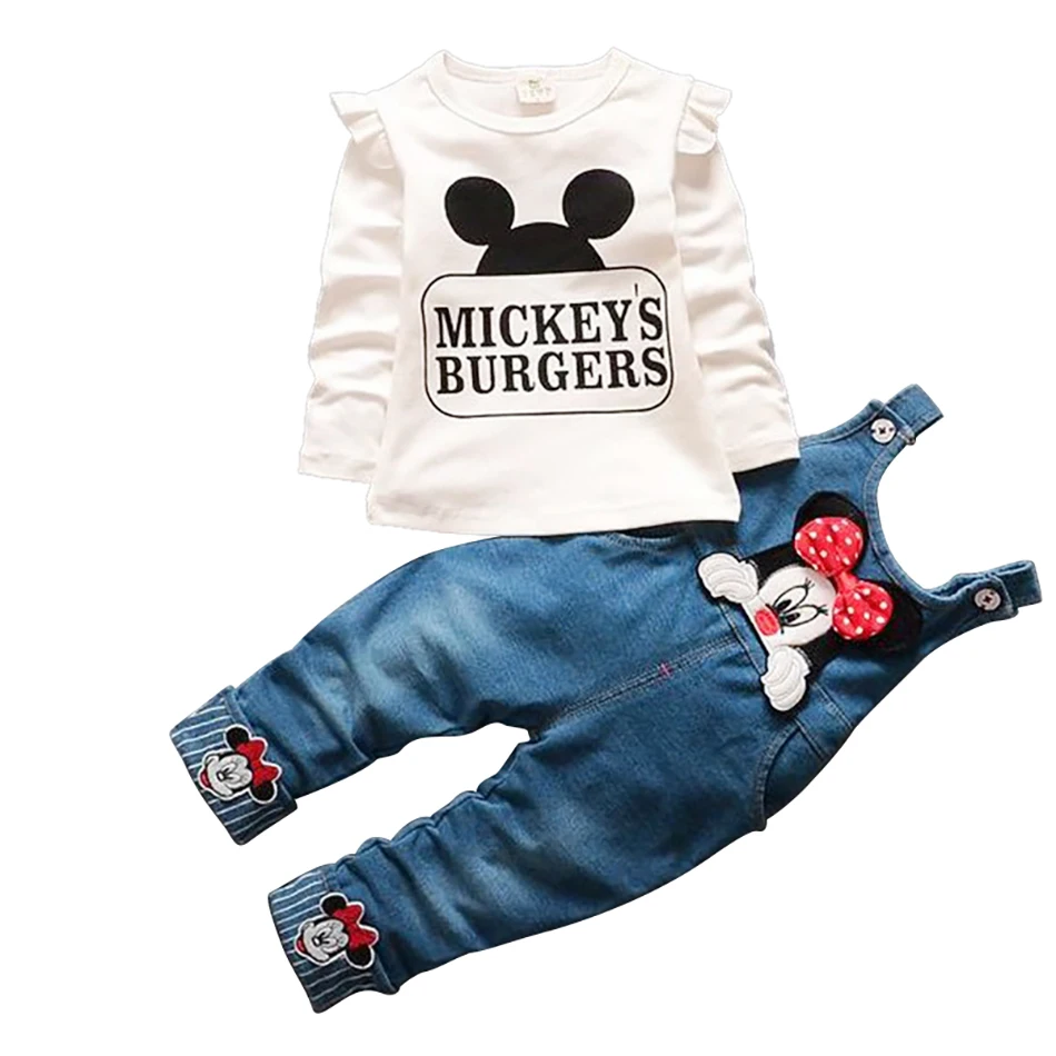 Baby Clothing Sets Children 3 6 9 Months Birthday suit Boys Tracksuits Kids Mickey Brand Sport Suits Top + Romper 2pcs Set
Baby Clothing Sets Children 3 6 9 Months Birthday suit Boys Tracksuits Kids Mickey Brand Sport Suits Top + Romper 2pcs Set