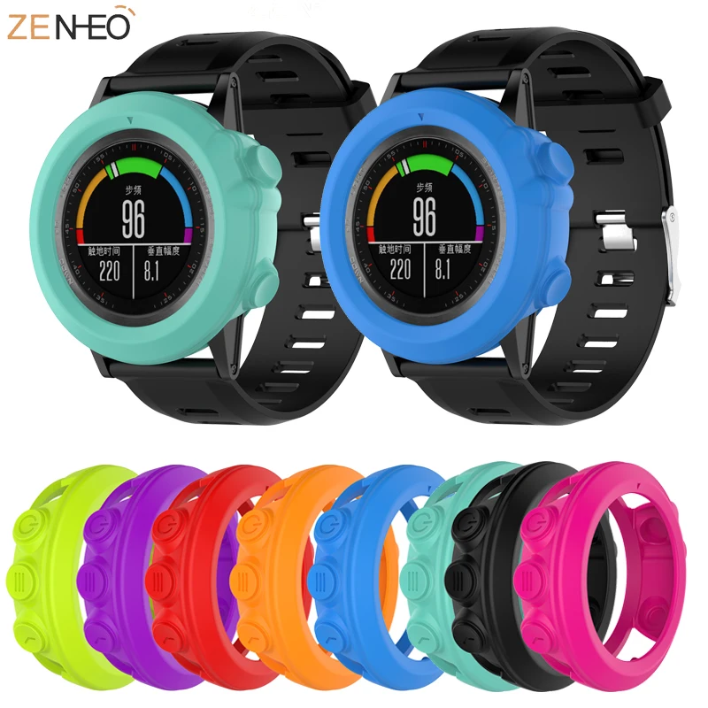Силиконовый защитный чехол для Garmin Fenix 3/Fenix 3 HR/Fenix сапфировый умные аксессуары s |