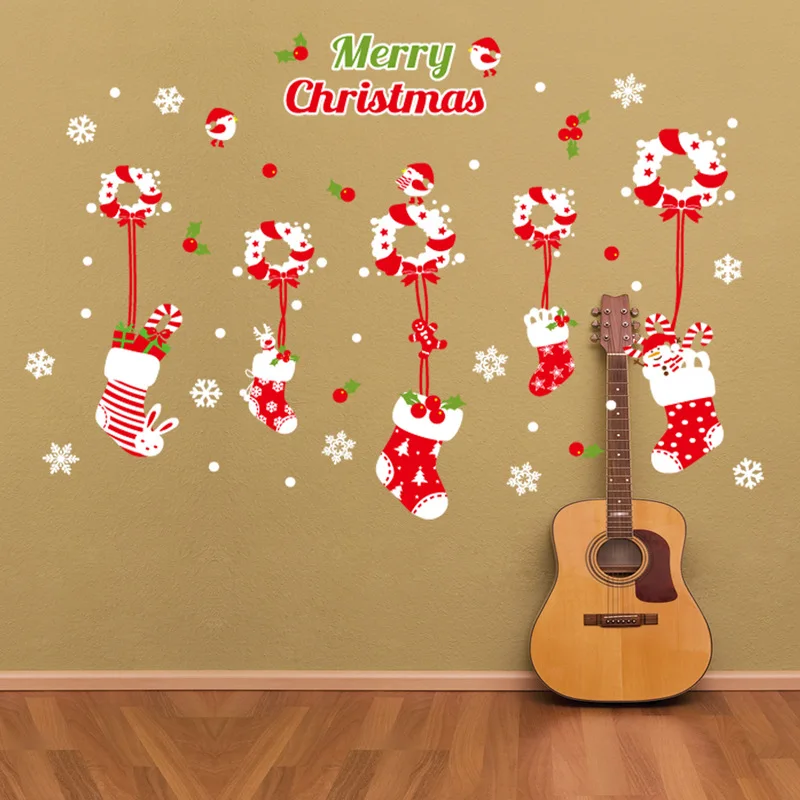 Christmas socks cartoon wall stickers kindergarten children's room bedroom living room background decorative stickers
Christmas socks cartoon wall stickers kindergarten children's room bedroom living room background decorative stickers