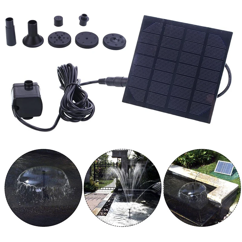 Solar Water Fountain 120cm Water Pump 150L / H Waterfalls Solar Fountain 20000 Hours
Solar Water Fountain 120cm Water Pump 150L / H Waterfalls Solar Fountain 20000 Hours