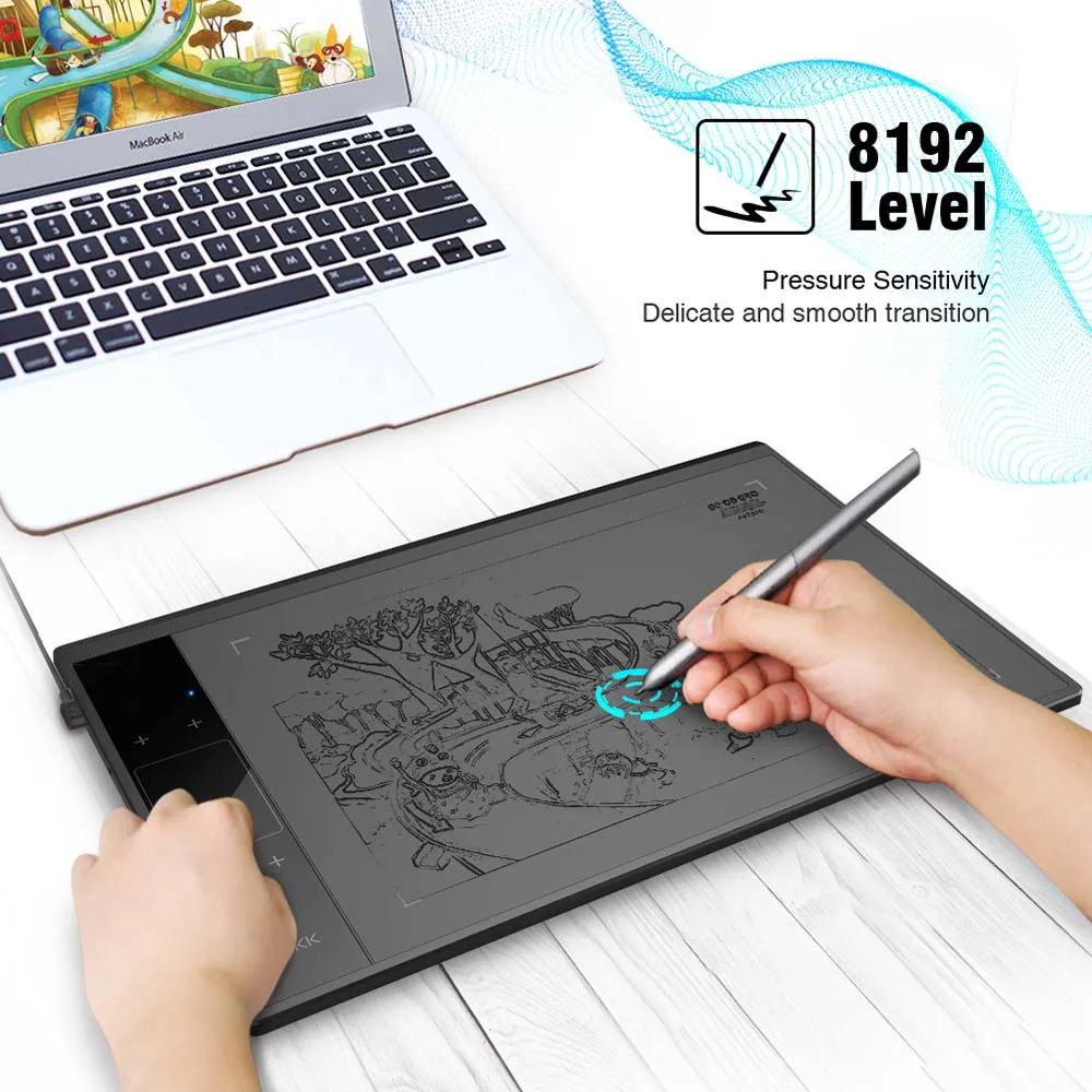 15.6inch Drawing Graphic Digital Tablet Animation Writing Board 8192 Level With Battery-Free Pen 4 keys And Gesture Touch
15.6inch Drawing Graphic Digital Tablet Animation Writing Board 8192 Level With Battery-Free Pen 4 keys And Gesture Touch