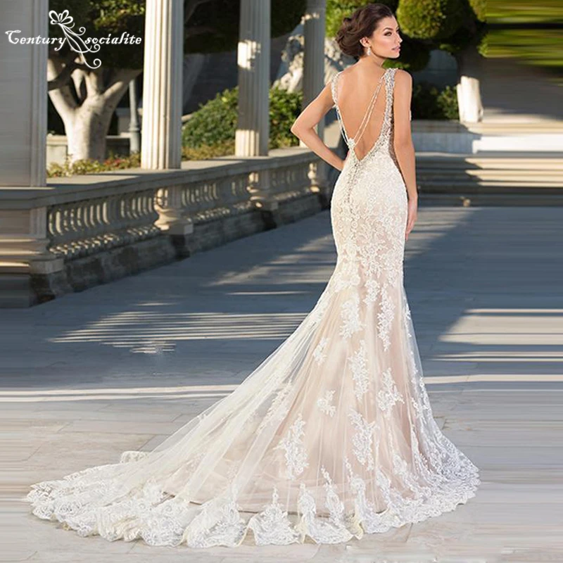 Elegant Boho Wedding Dresses Crystal Beaded Lace Appliques Backless Bohemian Bridal Gowns Bride Reception Dress Vestido De Noiva
Elegant Boho Wedding Dresses Crystal Beaded Lace Appliques Backless Bohemian Bridal Gowns Bride Reception Dress Vestido De Noiva