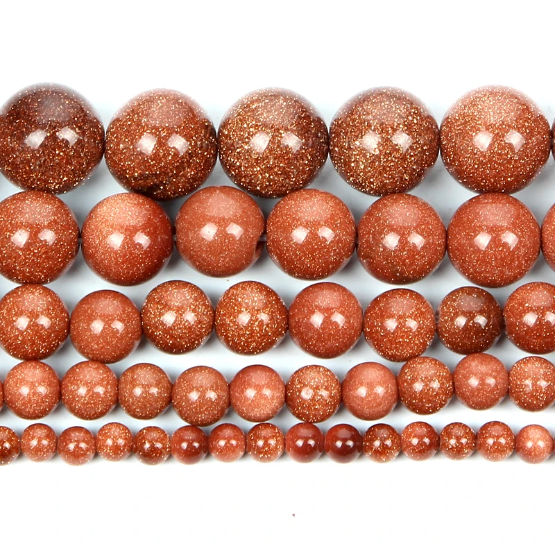 Natural Stone Beads Sandstone Glass Round Loose Beads For Jewelry Making DIY Bracelets Necklaces Accessories Beads 6/8/12MM
Natural Stone Beads Sandstone Glass Round Loose Beads For Jewelry Making DIY Bracelets Necklaces Accessories Beads 6/8/12MM