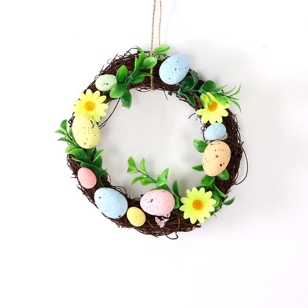 DIY Easter Decorations for Home Christmas Rattan Wreath Hanging Garland Wedding Artificial Flowers Easter House Door Decor
DIY Easter Decorations for Home Christmas Rattan Wreath Hanging Garland Wedding Artificial Flowers Easter House Door Decor