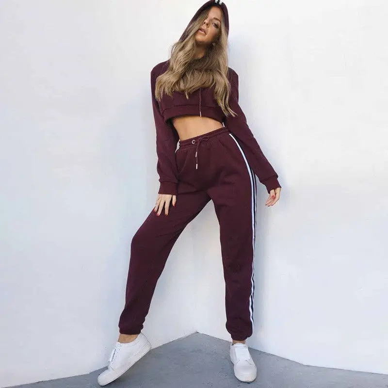 Hirigin Women's Tracksuit Long Sleeve Crop Tops Short Hoodie Sweatshirt & Long Pants Jumper Sweater Top Tracksuit 2pcs Set
Hirigin Women's Tracksuit Long Sleeve Crop Tops Short Hoodie Sweatshirt & Long Pants Jumper Sweater Top Tracksuit 2pcs Set