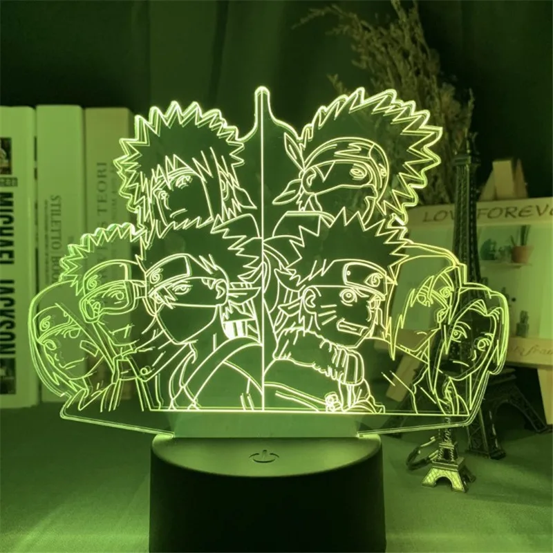 Japanese Anime Naruto Figure 3d Night Lamp for Kids Bedroom Decor Nightlight Best Gift For Child Bedside Led Night Light
Japanese Anime Naruto Figure 3d Night Lamp for Kids Bedroom Decor Nightlight Best Gift For Child Bedside Led Night Light