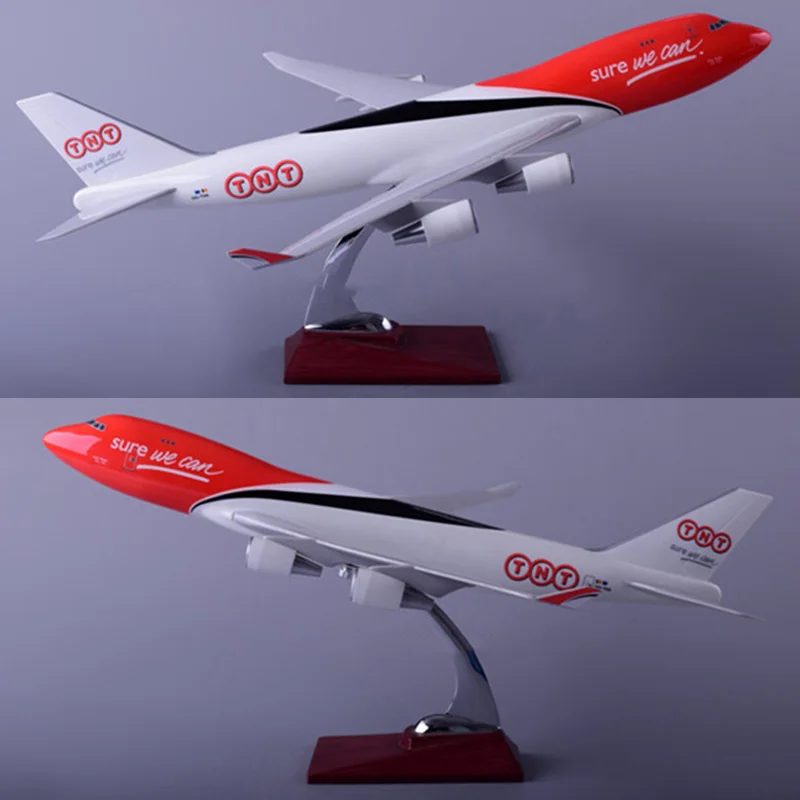 47 см 1:150 весы модель Boeing B747 TNT Cargo Express с корпусом из сплава самолета коллекционный