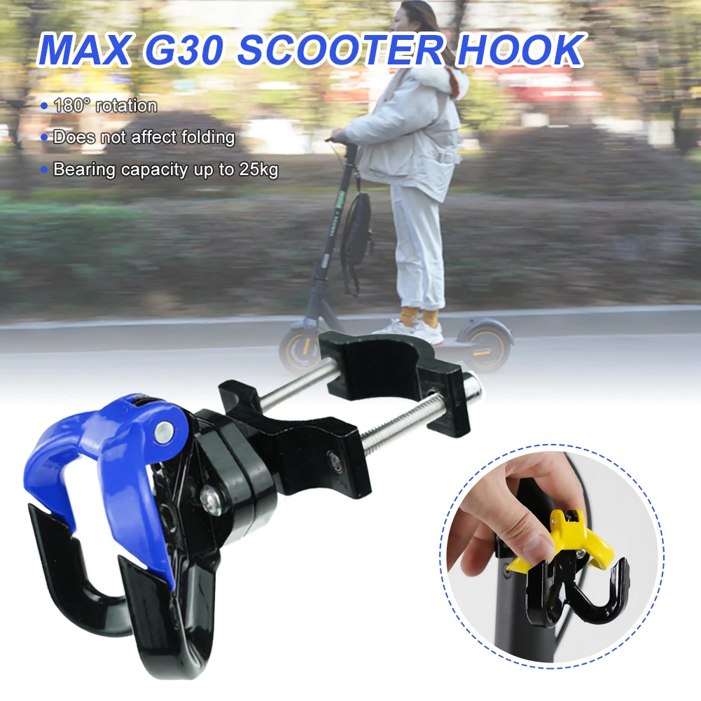 Electric Bikes Scooter Hook Aluminum Alloy Hanging Bag Hook Scooter Accessories For Ninebot MAX G30 Xiaomi M365
Electric Bikes Scooter Hook Aluminum Alloy Hanging Bag Hook Scooter Accessories For Ninebot MAX G30 Xiaomi M365