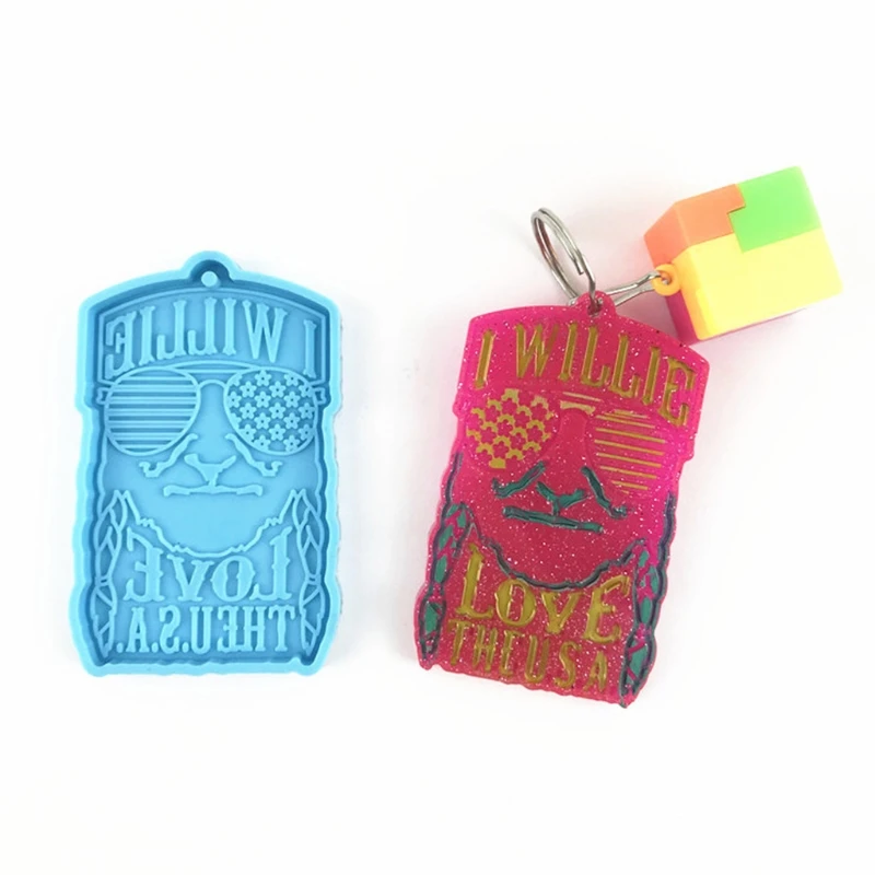 Sunglasses Flag Keychain Epoxy Resin Mold Hanging Pendant Silicone Mould DIY Crafts Jewelry Necklace Casting Mold
Sunglasses Flag Keychain Epoxy Resin Mold Hanging Pendant Silicone Mould DIY Crafts Jewelry Necklace Casting Mold