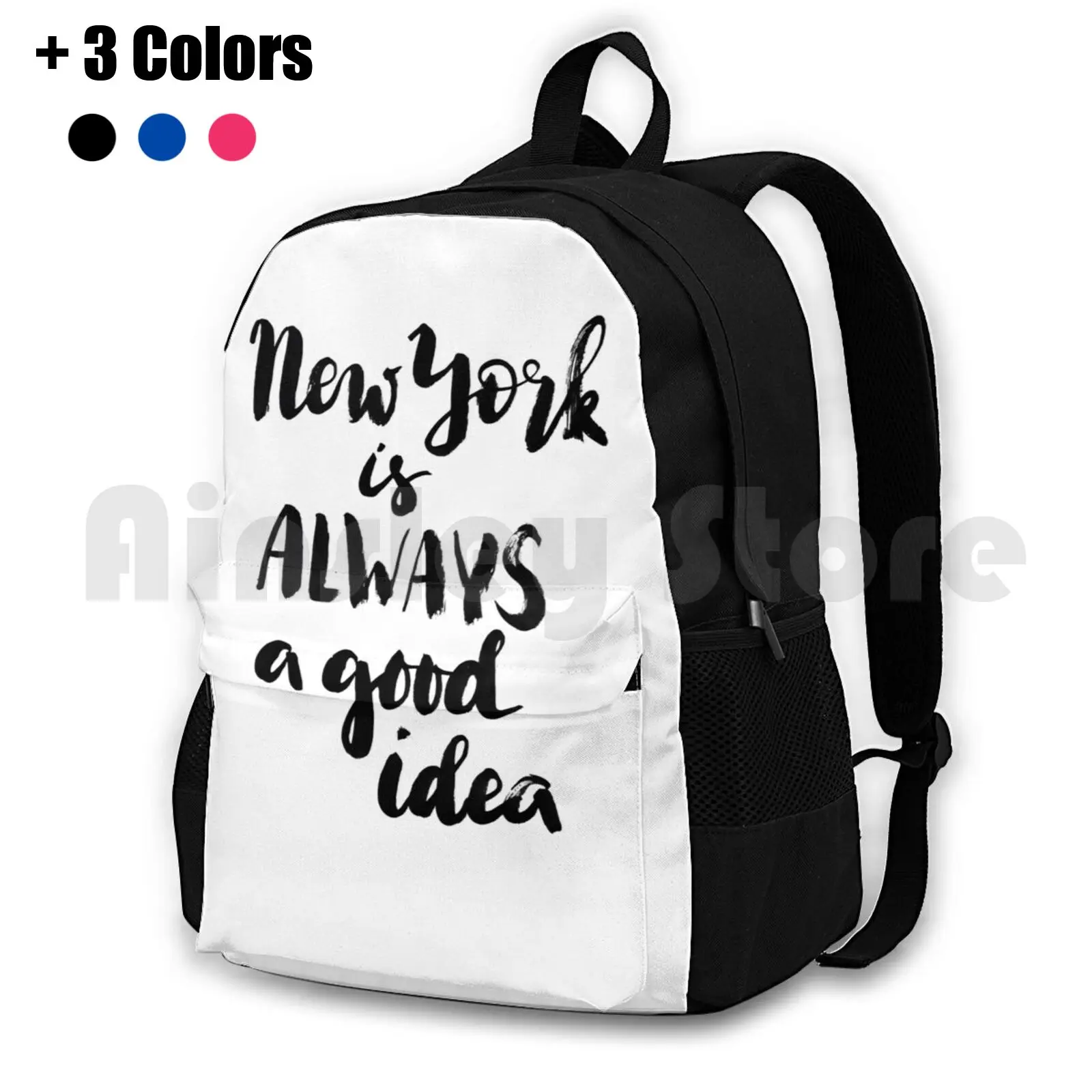 New York Is Always A Good Idea Outdoor Hiking Backpack Riding Climbing Sports Bag New York New York Big City Quote Calligraphy
New York Is Always A Good Idea Outdoor Hiking Backpack Riding Climbing Sports Bag New York New York Big City Quote Calligraphy