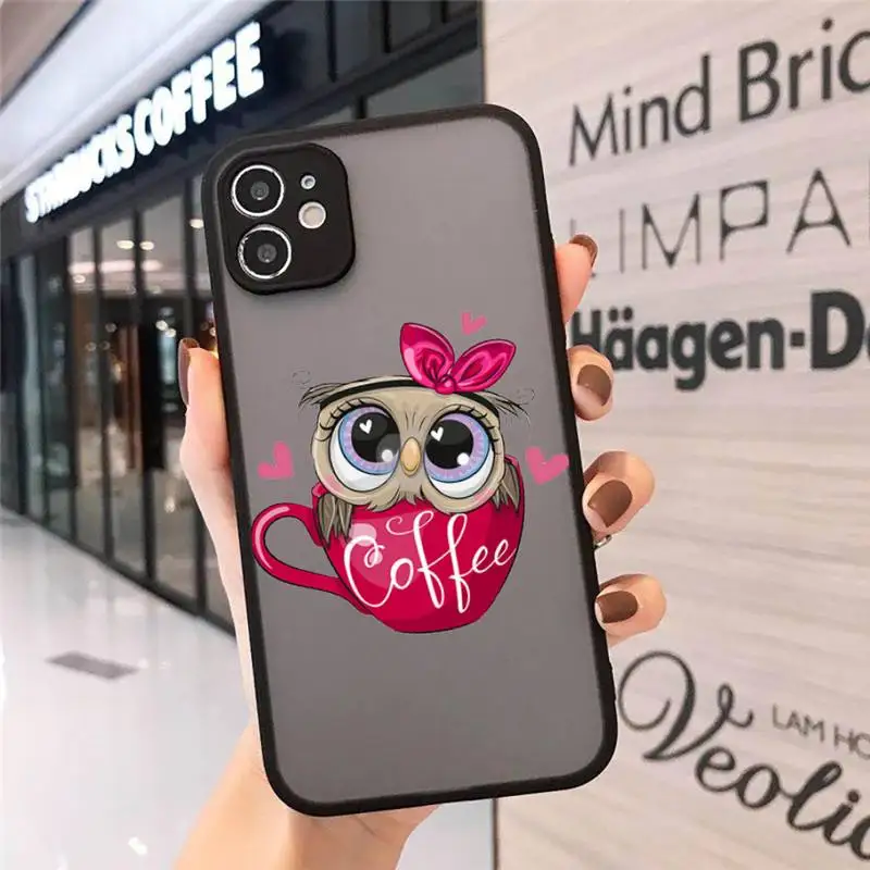 Cartoon Girl Gifts Cute Owl lovers Phone Cases matte transparent For iphone 7 8 11 12 plus mini x xs xr pro max cover
Cartoon Girl Gifts Cute Owl lovers Phone Cases matte transparent For iphone 7 8 11 12 plus mini x xs xr pro max cover