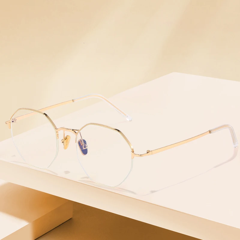 Мужские и женские классические очки SHAUNA винтажные с металлической оправой без
