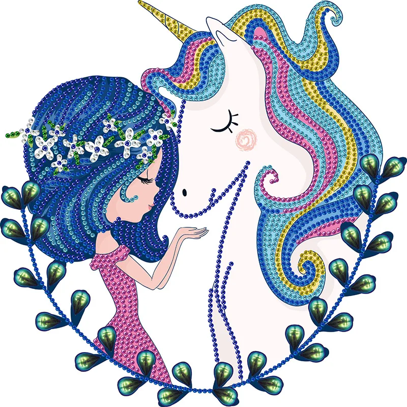 New Arrival Girl with Unicorn Special-shaped 5D Diamond Painting Kits Mosaic Crystal Embroidery Rhinestones Wall Art
New Arrival Girl with Unicorn Special-shaped 5D Diamond Painting Kits Mosaic Crystal Embroidery Rhinestones Wall Art