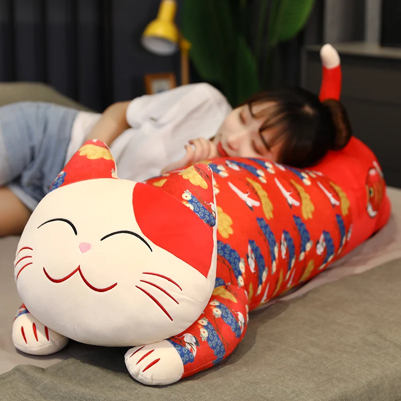 120cm Cute Cat Plush Toys Creative Office Break Nap Sleeping Pillow Soft Cushion Stuffed Animal Doll Kawaii Gift for Kids Lover
120cm Cute Cat Plush Toys Creative Office Break Nap Sleeping Pillow Soft Cushion Stuffed Animal Doll Kawaii Gift for Kids Lover