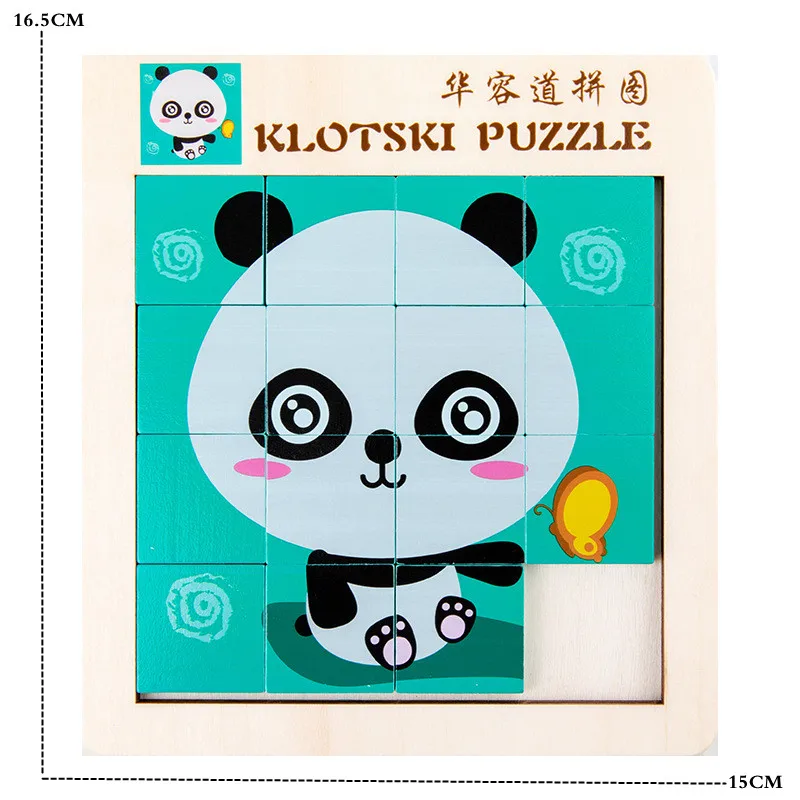 Wooden Children's Wisdom Early Teaching Building Block Cartoon Animal Double Sided Digital Huarong Road Puzzle Toy
Wooden Children's Wisdom Early Teaching Building Block Cartoon Animal Double Sided Digital Huarong Road Puzzle Toy