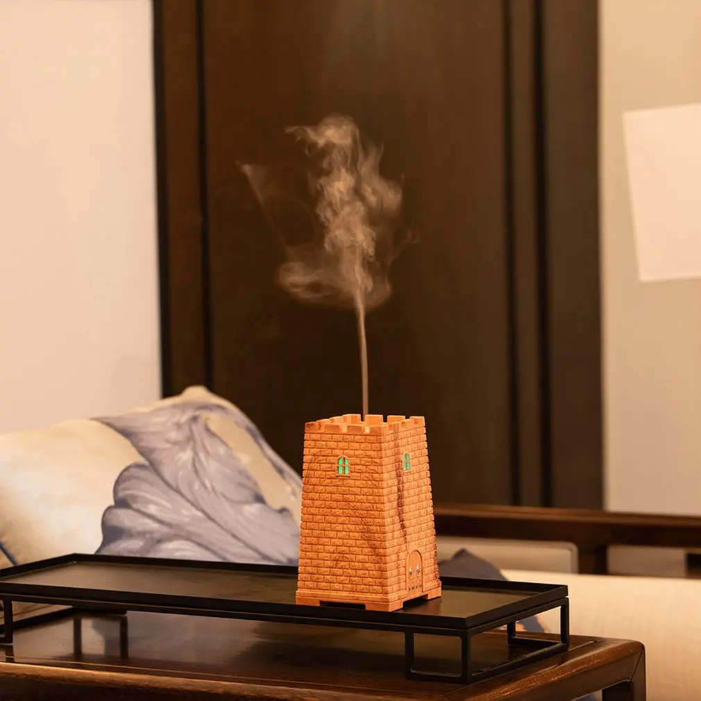 Creative Castle Aromatherapy Machine Ultrasonic Mute Atomizer Colorful Lights Home Aromatherapy Lamp Wood Grain Humidifier
Creative Castle Aromatherapy Machine Ultrasonic Mute Atomizer Colorful Lights Home Aromatherapy Lamp Wood Grain Humidifier