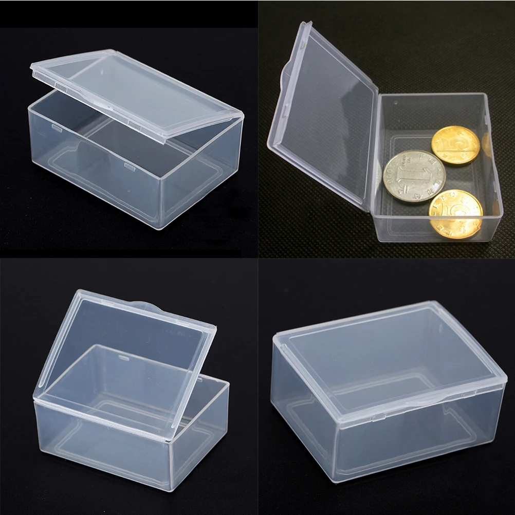 Hot 5Pcs/lot Plastic Transparent With Lid Storage Box Collection Coin Jewelry Case Store Clear Container
Hot 5Pcs/lot Plastic Transparent With Lid Storage Box Collection Coin Jewelry Case Store Clear Container
